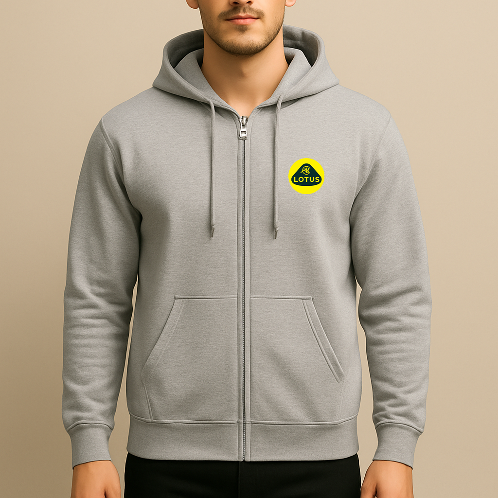 Men’s Lotus Car Zipper Hoodie